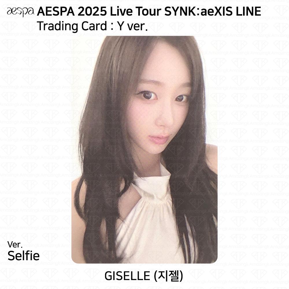 aespa 2025 Живой тур SYNK:aeXIS LINE Официальный MD Торговая карточка KARINA WINTER KPOP