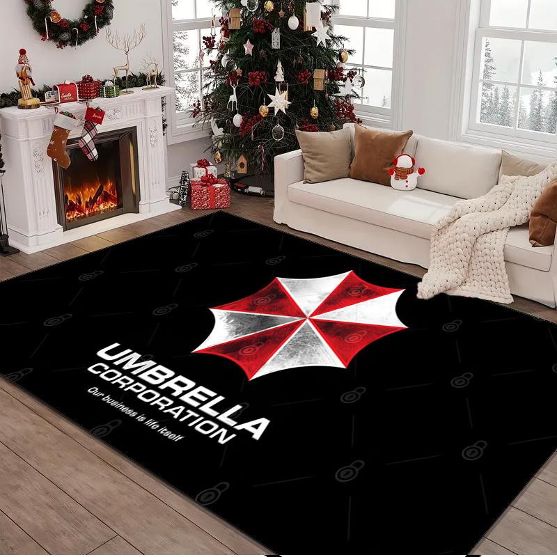 Resident Umbrella Rug Area rug for Livingroom, Bedroom, Palyroom, Chair Rug, Office Rug, Floor mat, Large Size Fan Christmas Birthday gift