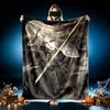 1pc Vampire Lady Portrait Blanket, Cozy Valentine's Day Blanket, Multi-functional Nap Blanket Available Throughout the Four Seasons