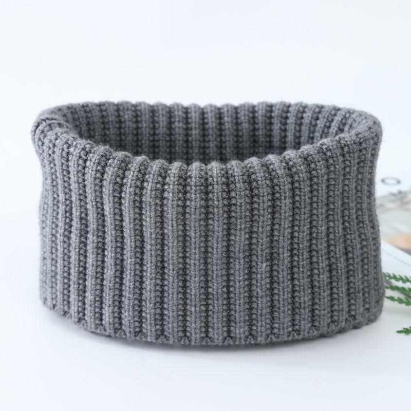 Thick Design Winter Scarf Men Women New Knitted Neck Warmer Windproof Warm Knitted Scarf