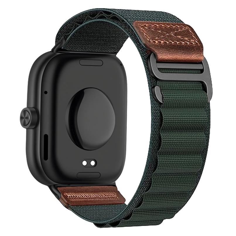 Совместимый горный ремешок для Redmi Watch 4/5/6 и Xiaomi Smart Band 8/9 Pro - Нейлоновый ремешок