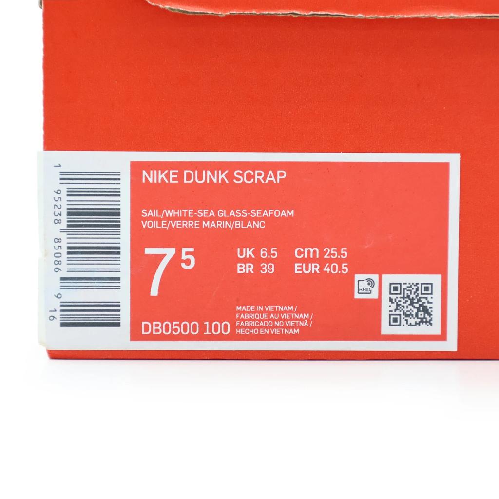 DB0500-100 Nike Dunk Low Scrap Sea Glass Sail White Beige Gum Brown (Мужской)