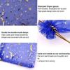 100PCS Stars & Moon Design Organza Sheer Gauze Element Jewelry Bags Tulle Fabric Wedding Gift Bags Sachet OrganzaGift Bag