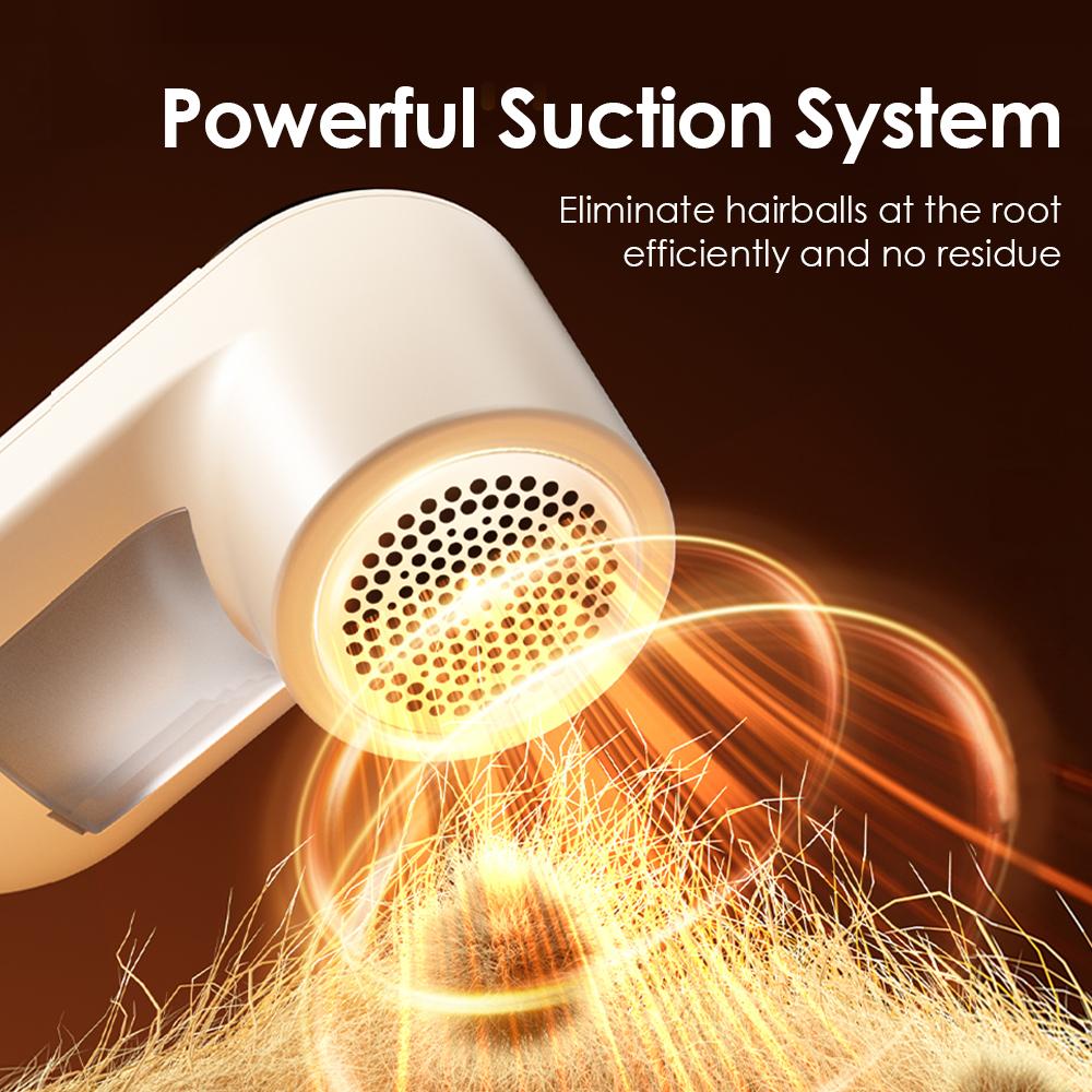 Household Clothes Shaver Lint Remover for Clothing Fuzz Electric Fluff Portable Brush Blade Rechargeable Fur Ball Trimmer