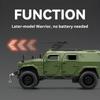 1/32 Dongfeng Mengshi Simulation Alloy Military Off-Road Armored Vehicle Model Pull Back Collectible Desktop Ornament