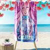 Пляжное полотенце Celeste Dawn Print, Большое мягкое быстросохнущее полотенце для пляжа, кемпинга, плавания