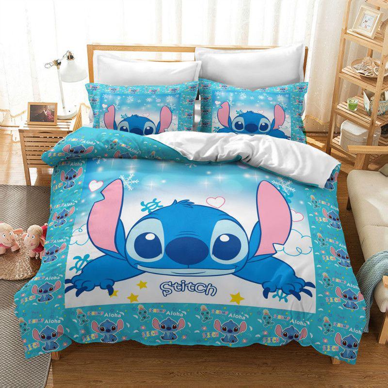 Cozy Lilo Stitch Bedding Set With Stylish Duvet Cover And Pillowcase Design