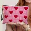 New Red Love Makeup Bag Storage Bag Women's Makeup Bag Multi Functional Portable Storage Bag Lead Pen Bag