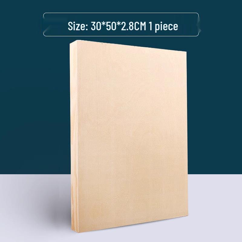 Carbonized Pine Oil Painting Frame Board - Acrylic Powder, No Frame Needed, Retro DIY Solid Wood.