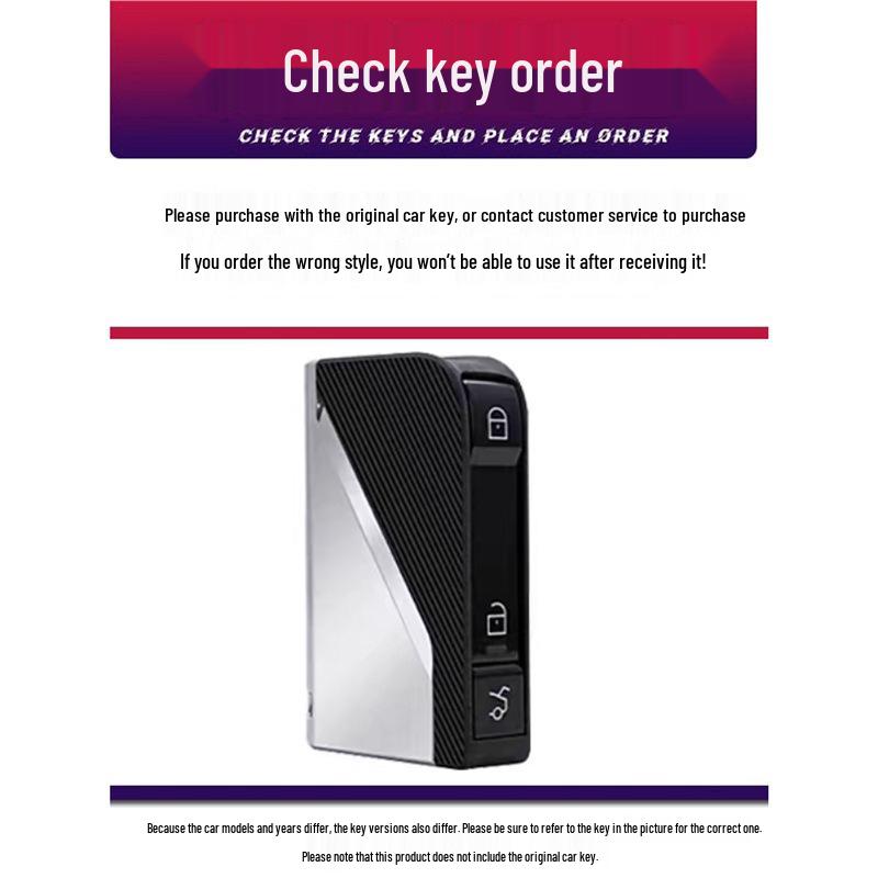 High-End Leather Metal Key Case: Fits Lynk & Co Models 03, 07, 09 - Full Coverage Protection for Remote Key Fob