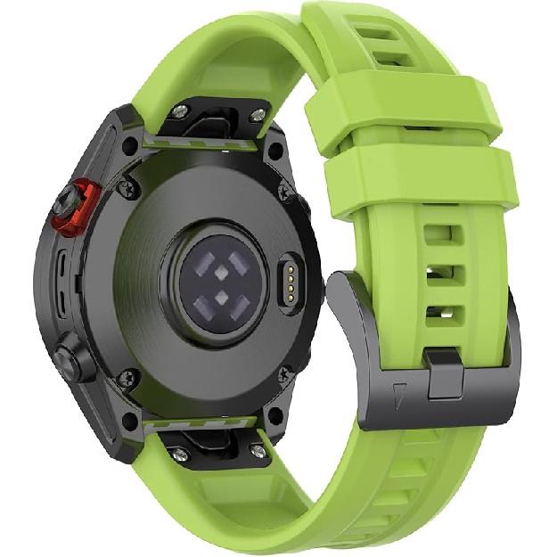 REYDA Силиконовый ремешок, совместимый с Garmin Fenix 8 43 мм, 20 мм ремешок для часов с быстрой фиксацией, мягкий дышащий силиконовый браслет, спортивный браслет, сменный ремешок
