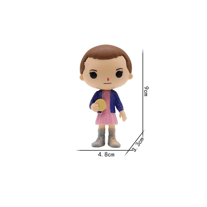 Stranger Things 5 Pvc Figure Set With Movable Heads For Collectors And Fans