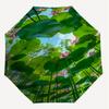 1pc Lotus leaves Automatic Open/Close Umbrella with Windproof, 8-Rib Sturdy Canopy, Durable Ribs, Fashionable Design1206A