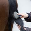 Horse Mane Tail Brush Round Shaped Soft Rubber Grip Needle Bristles Stable Cleaning Kit Horse Grooming Brush Horse Brush