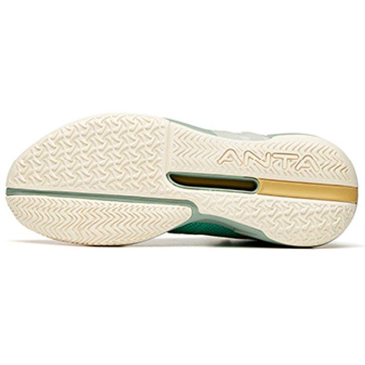 Anta Speed Battle 4 высокие баскетбольные кроссовки мужские зеленые желтые 112041605-5