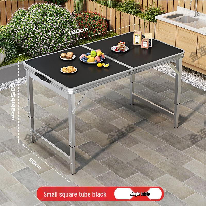 Портативный алюминиевый складной стол для обедов на открытом воздухе и рыночных прилавков - Регулируемый и компактный