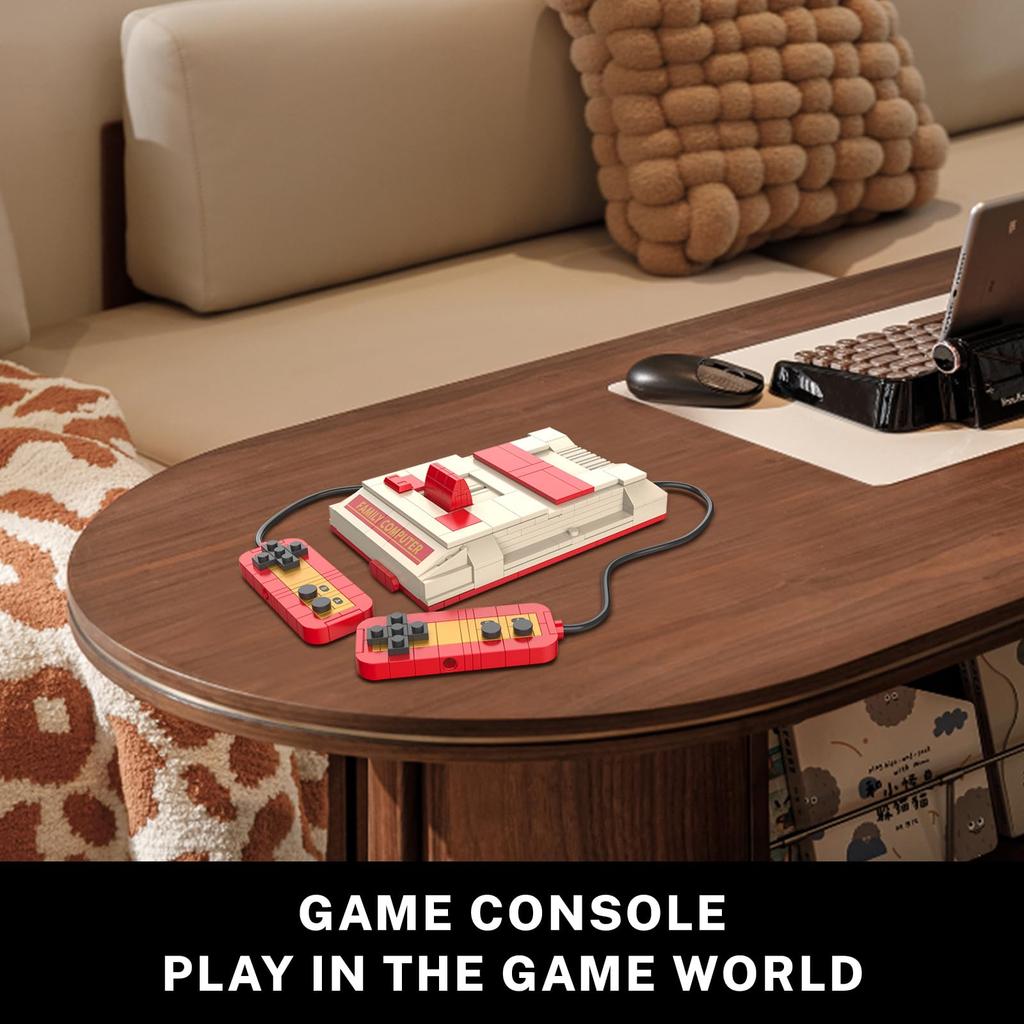 JMBricklayer Винтажный Набор для сборки игры и радио Винтажный набор строительных блоков для винтажной модели для офисного помещения Подарок на день рождения для ретро