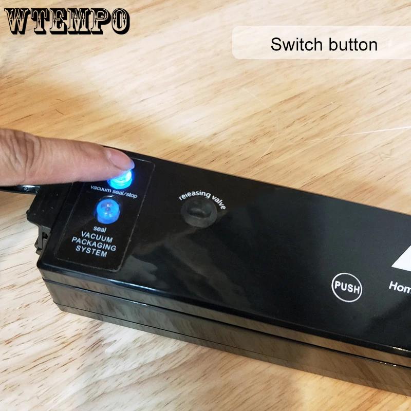 Вакуумный упаковщик для пищевых продуктов Вакуумные пакеты Пластиковый упаковщик Бытовая небольшая пищевая упаковка Автоматический упаковщик