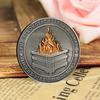 1/2/3/5/10 шт. Вызов Монета Резной Узор Ретро Серебряная Монета Уникальный Офисный Стол Аксессуар