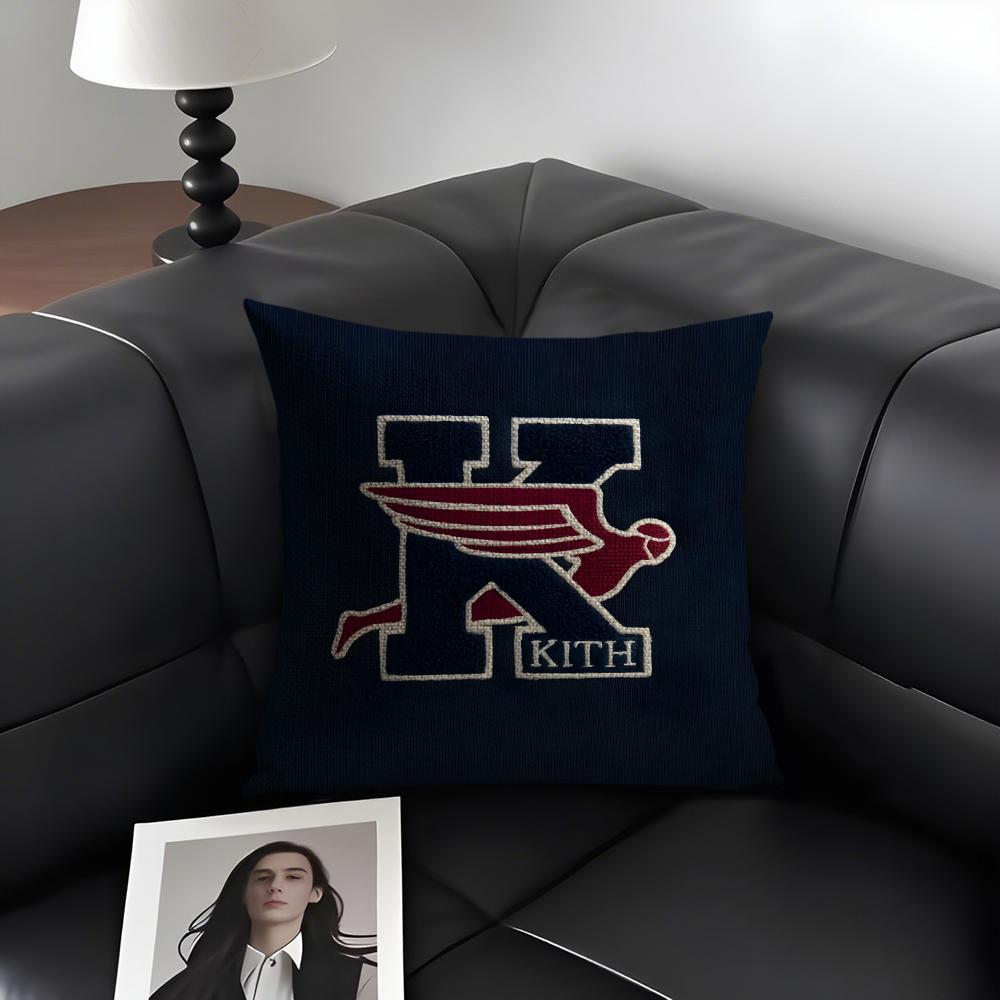 KKITH Brand Cushion Cover Natural Linen Organic Fabric DoubleSided Printing Sofa Home Decor Gift Pillow Case