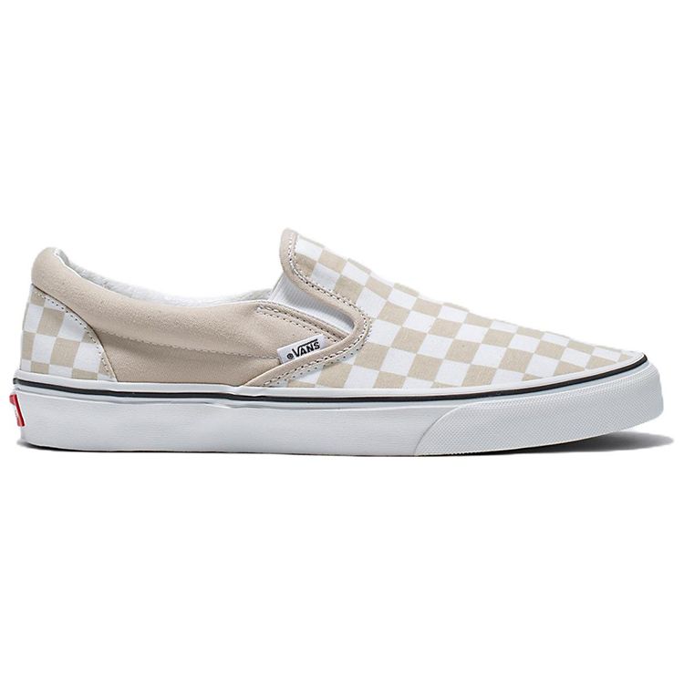 Vans Классические слипоны в шахматном порядке — кроссовки унисекс French Oak кремовые VN0A7Q5DBLL