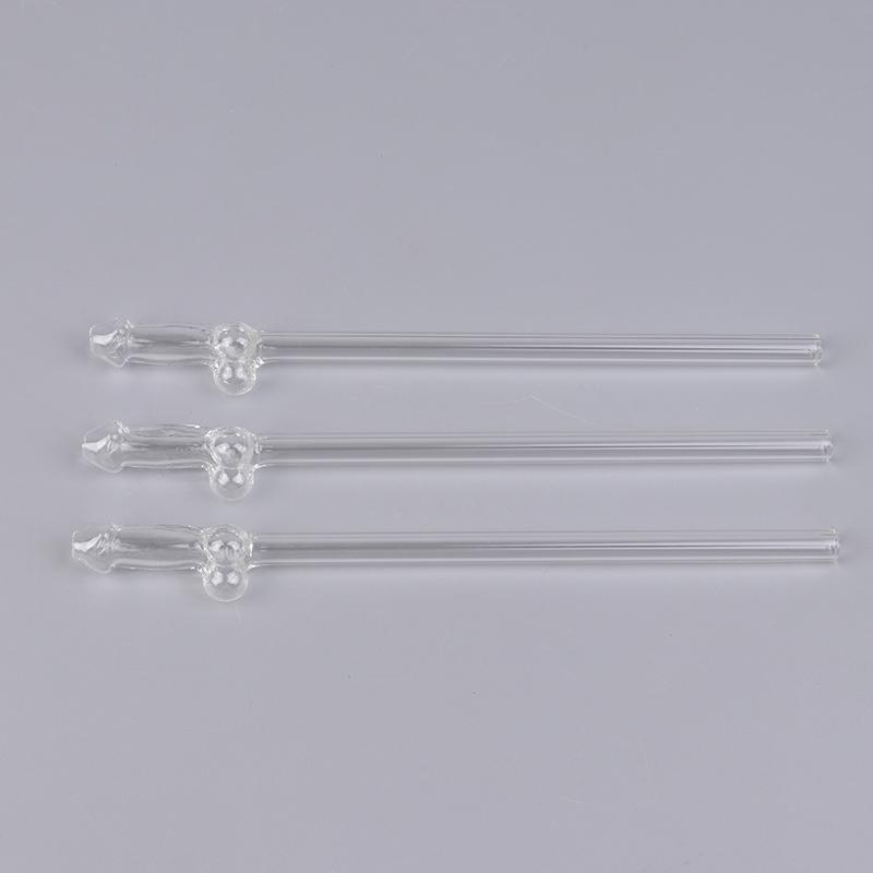 Забавная стеклянная трубочка креативные соломинки из боросиликатного стекла термостойкие многоразовые трубочки кухонный инвентарь принадлежности для вечеринок