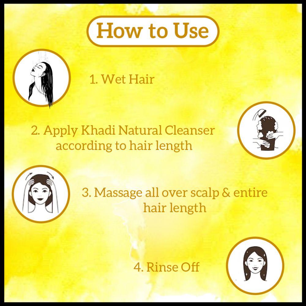 Banana Honey Nourishing Hair Shampoo (210 Ml), Banana With Honey Hair Cleanser Khadi Natural