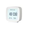 Mini Digital Clock With Temperature And Humidity Monitor Time Date Display Voice Control  Kids Office Alarm Clock