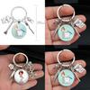 Dental Care Nurse Keychain With Medical Syringe And Stethoscope For Gift And Celebration
