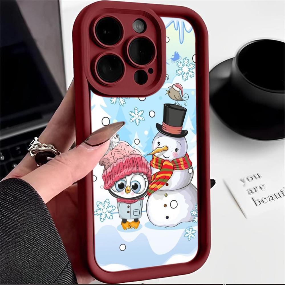 Чехлы для телефонов Ae103 с рождественской елкой для Xiaomi 14T 12 11 Lite 5G NE Redmi 13C 14C 9C 9a A2 A3 Note 12 Pro 11s Angel Eye Ladder Защитный чехол