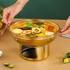 Fast Heating Thai Hot Pot Thickened Double Ears Hot Pot Stainless Steel Hot Pot  Hiking Trip