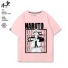 Summer Japanese Anime Childrens Tshirt Naruto Sasuke Sakura Peripheral Pure Cotton Printed Parentchild Casual Tshirt