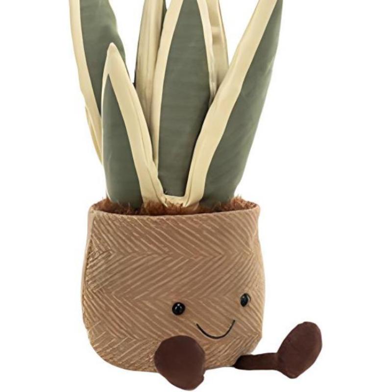 JELLYCAT Серия 'Веселые Растения Сансевиерия Успокаивающая Кукла Плюшевая Кукла Высота 38 см