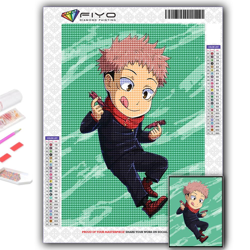 5D DIY Алмазная вышивка Дзюдзюцу Кайсен Алмазная картина Мозаика Украшение дома