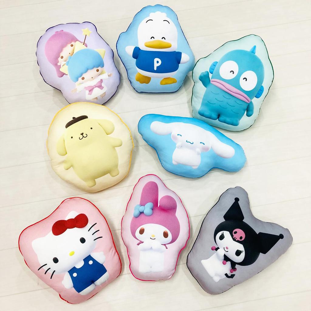 MORIPiLO Sanrio Characters My Melody Cushion Hugging Pillow Microfiber Fabric Plush Toy Nap Pillow 30x40x10cm Pink by Morishita Pillows Die-Cut -