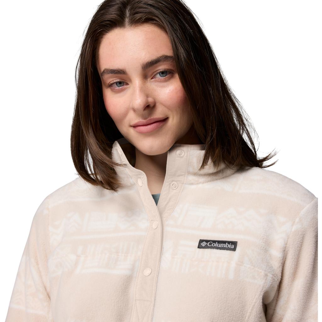 Columbia Benton Springs Full Zip Fleece, Womens Beige Fleece