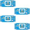 Bulk Purchase: Attends Flushable Baby Wipes, Unscented, 72 Wipes, 180 X 200 Mm (Pack of 4)
