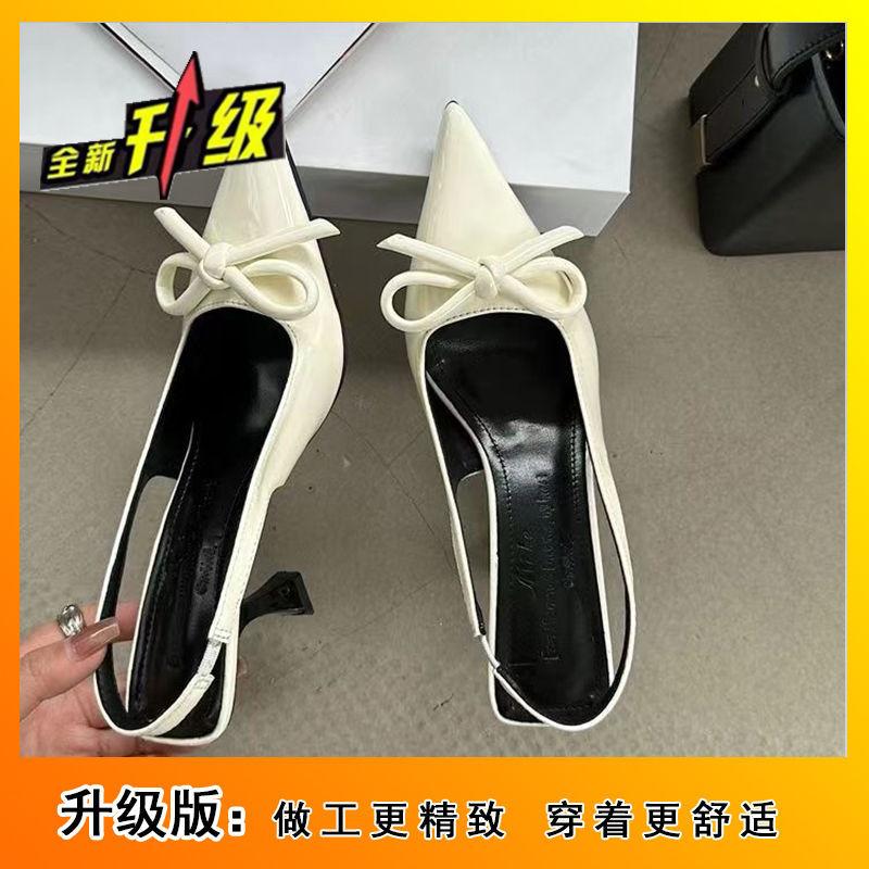 Темпераментные туфли на высоком каблуке с острым носком, модные туфли-лодочки, женские сандалии с закрытым носком, новые модели весна-осень