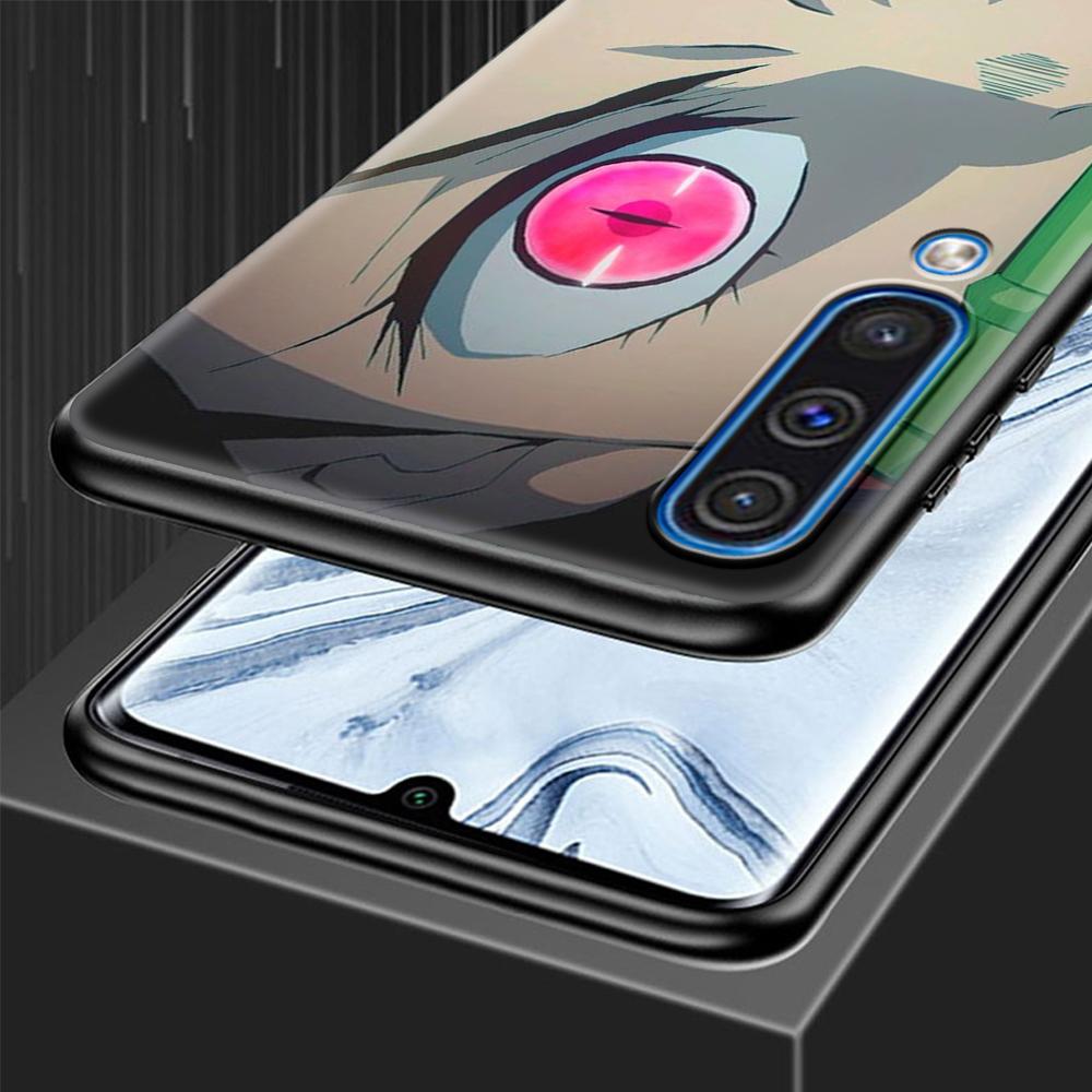 Чехол для Samsung Galaxy A50 A10 A70 A30 A20e A40 A20s A10s A10e A90 5G A80 A7 A9 с рисунком из аниме «Убийца демонов» из мягкого черного цвета