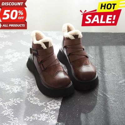 2024 зимние ботинки женские ботильоны теплые плюшевые ПУ зимние женские туфли кроссовки балетки на шнуровке женские туфли женские короткие зимние ботинки