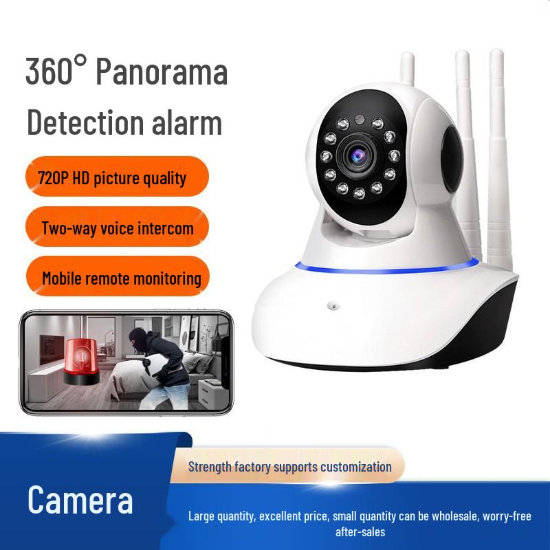 Трехантенная WiFi-камера V720 с ИК-подсветкой, HD, ночным видением