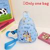 Bluey Shoulder Single Crossbody Chest Bag Kids Cute Coin Purse Cartoon Gift