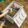 Zhanrenzhie Heavy-Duty Folding Camping Cart with Storage Box