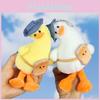 Cute Yellow Duck Plush Pendant Keychain Adorable Animal Doll For Backpack Charm
