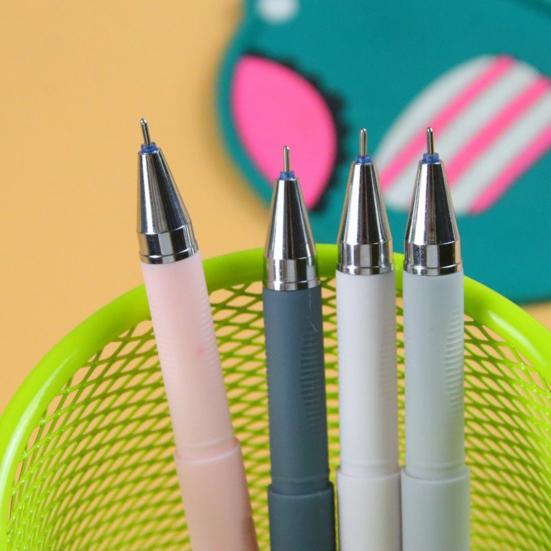 Набор из 4 стираемых гелевых ручек с черными синими чернилами, 5,9-дюймовые длинные гелевые ручки