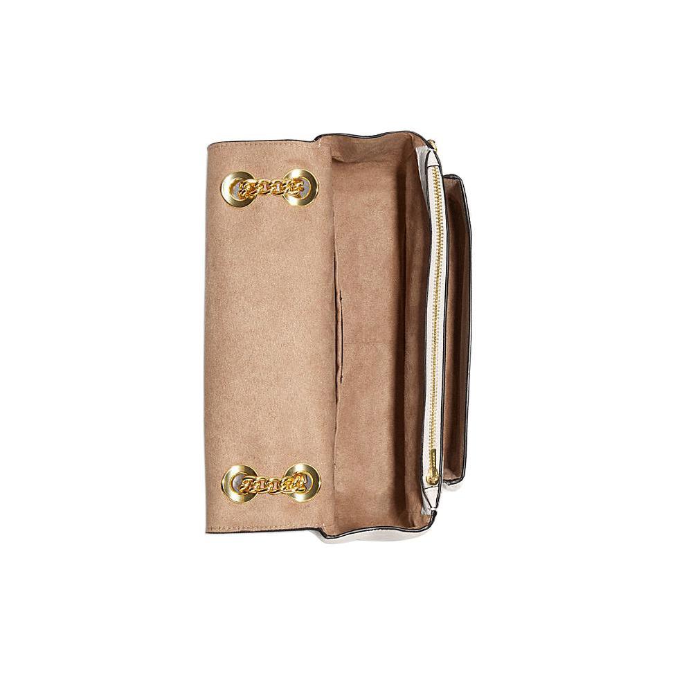 New COACH Klare Cow Leather Shoulder Bag, Crossbody Bag Medium Size Women's Chalk White CC353-IMCHK