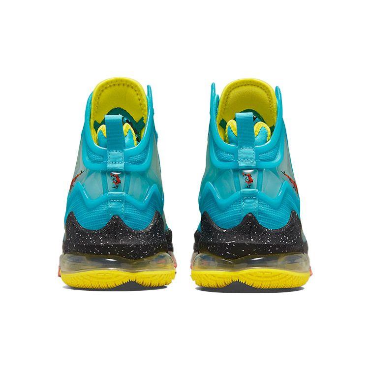 Nike Мужские кроссовки LeBron 19 Christmas Blue Polarized-Blue Crimson-Bliss DC9338-400