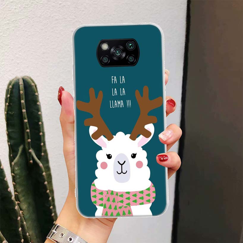 Лама Лама Альпаки Для Xiaomi Poco X6 X3 Nfc X5 X4 F6 F5 Pro Чехол для телефона X7 F4 Gt F3 F2 F1 M5S M4 M3 5G Fundas Coque