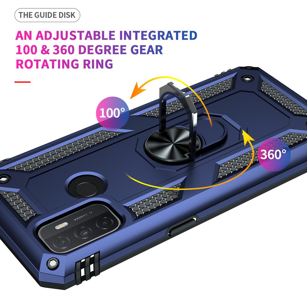 Shockproof Cover For Oppo A53 S A32 Case Oppo A53S Ring Holder Phone Case For OPPO A53 CPH2127 A53S CPH2135 A32 PDVM00 Funda