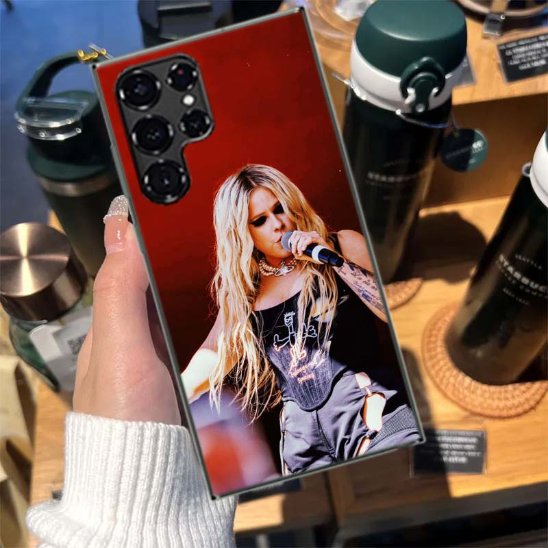 Singer Avril Lavigne Cases Phone Case for Samsung Galaxy S26 Ultra S25 Edge S24 S23 FE S21 Plus S20 S22 S10 Cover TPU Capa Shell
